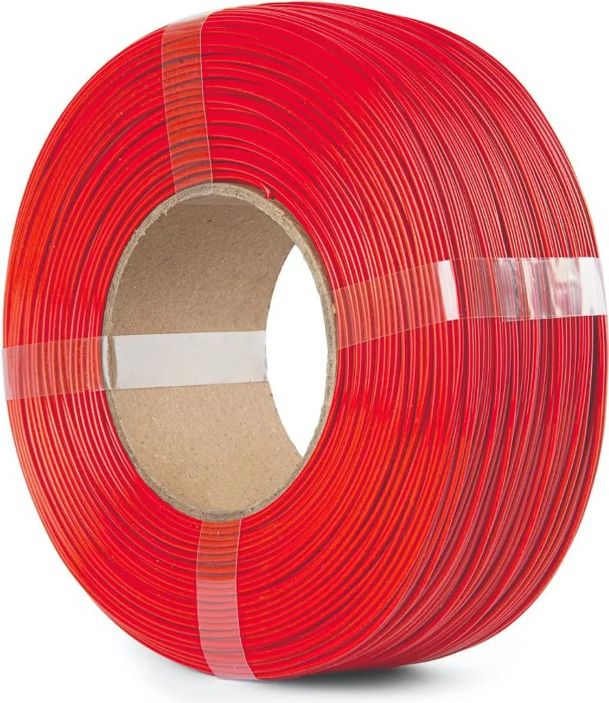 Filament PLA 1.75mm rouge haute précision recharge ReFill de 1kg