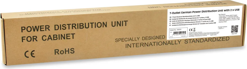 Évitez les Surtensions : Multiprise Rack 19 Alu 7 Prises et 2 USB-A - 2