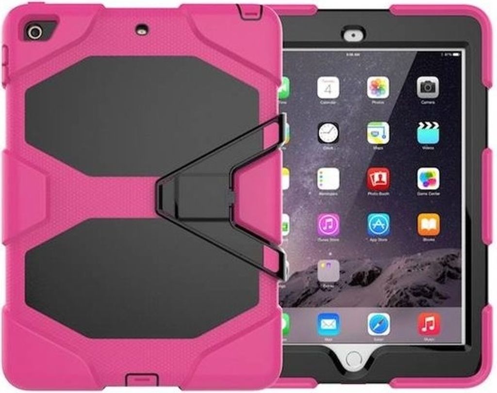 Case2go - Hülle kompatibel mit Apple iPad Air 10.5 (2019) - Stoßfeste Abdeckung - Plastik Tablet Case Schutzhülle - Magenta