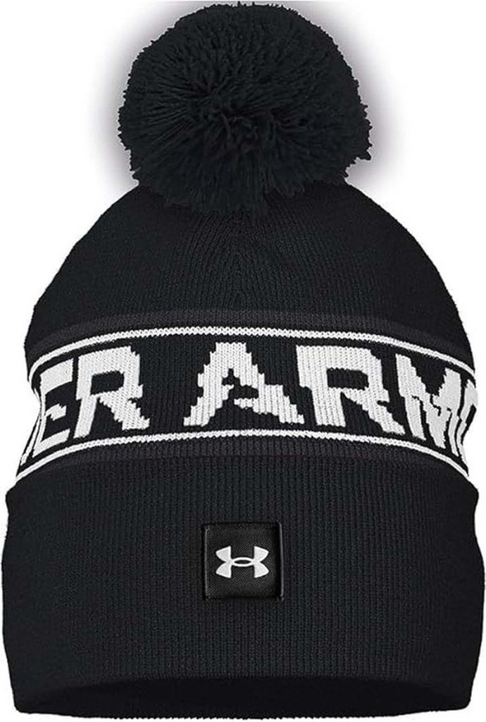Under Armour Ua Herren Halftime Pom Beanie-Blk 1379985-001__OSFM