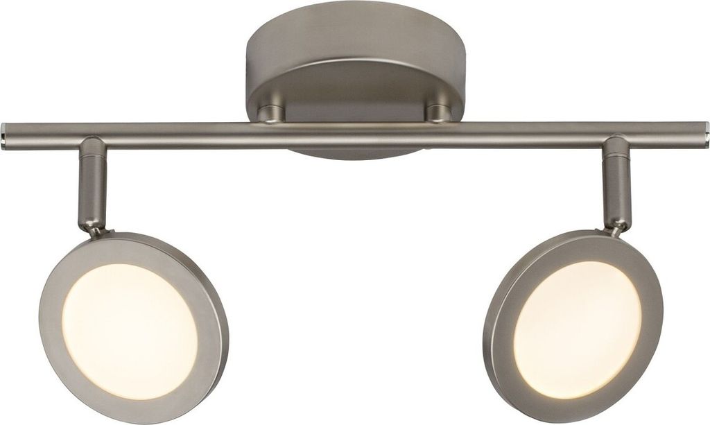 Brilliant LED Wand- & Deckenstrahler Reeva Eisen 32cm 2 x 5W 760lm Warmweiß 3000K schwenkbar