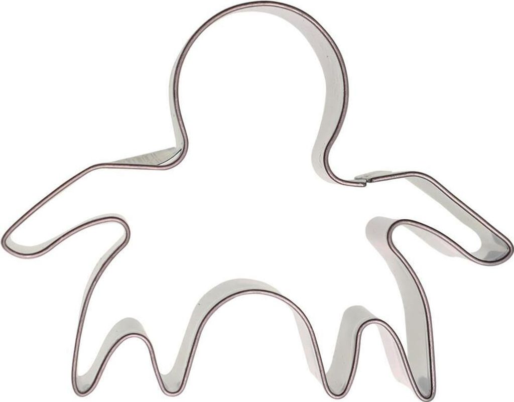 Westmark 36192291 Krake Ausstechform | Spülmaschinengeeignet | 6,5 cm, Edelstahl