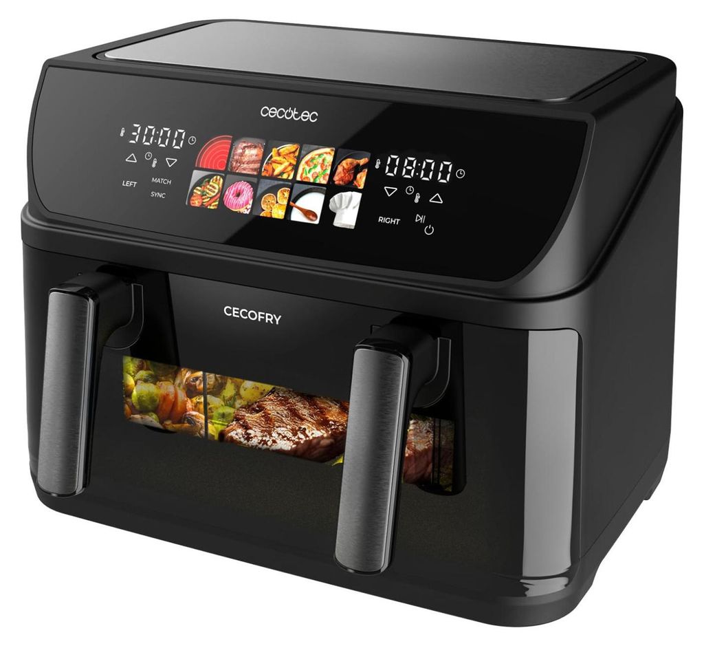 Cecotec Friggitrice Ad Aria Cecofry&Grill Duoheat 10000 10L Immagine del prodotto 