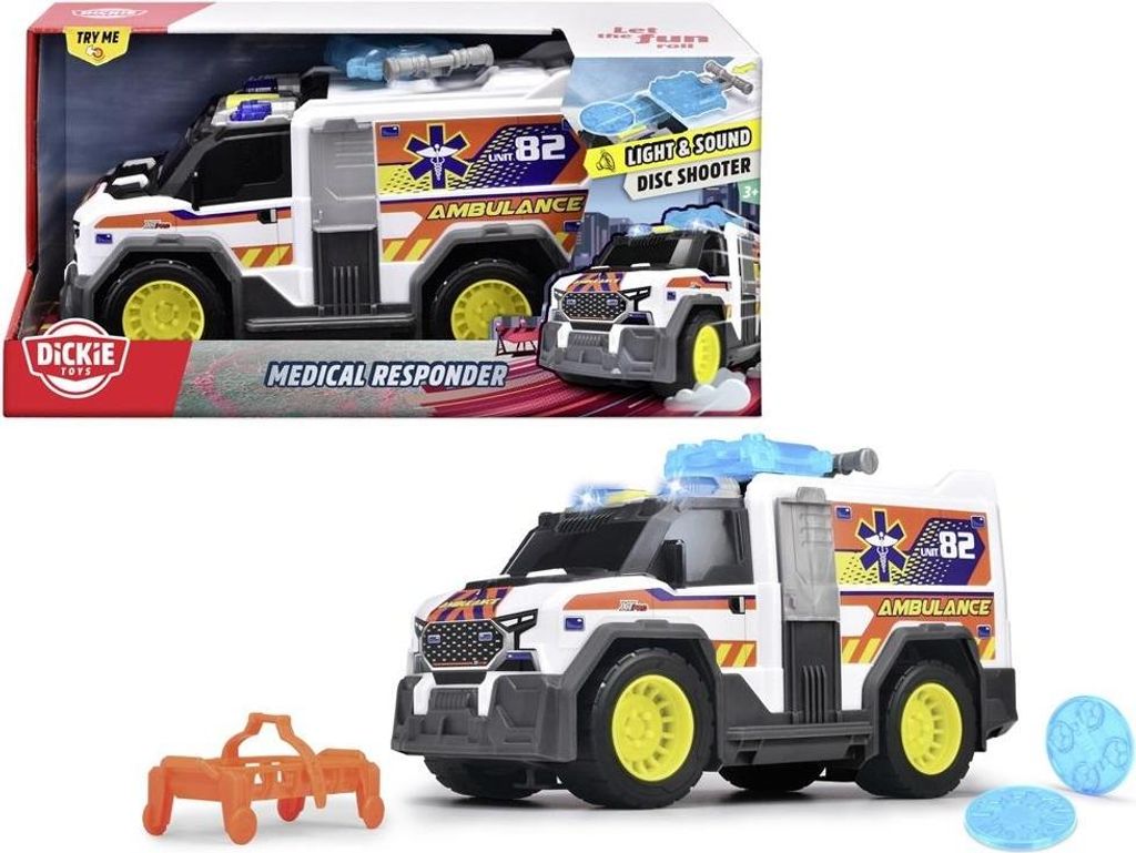 Dickie Ambulance mit Licht und Klang Produktbild 
