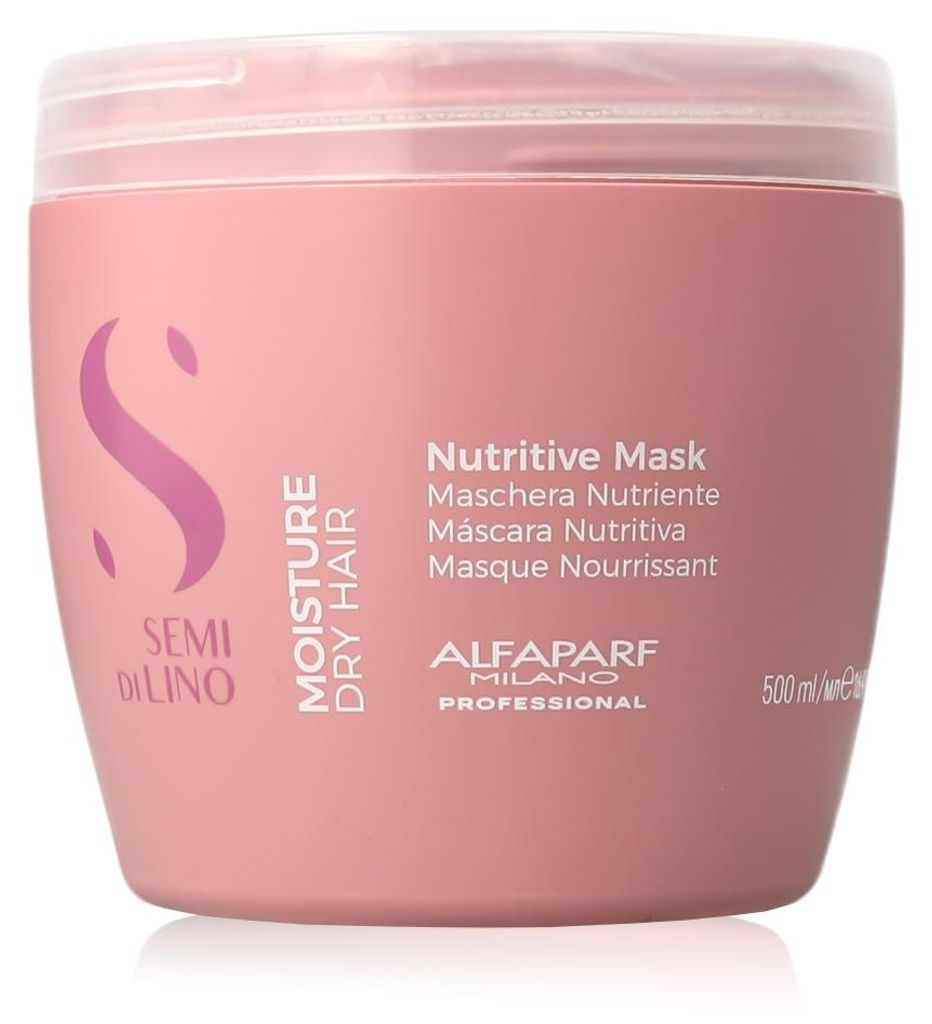 Alfaparf Milano Semi Di Lino Moisture Nutritive Mask 500 ml Produktbild 