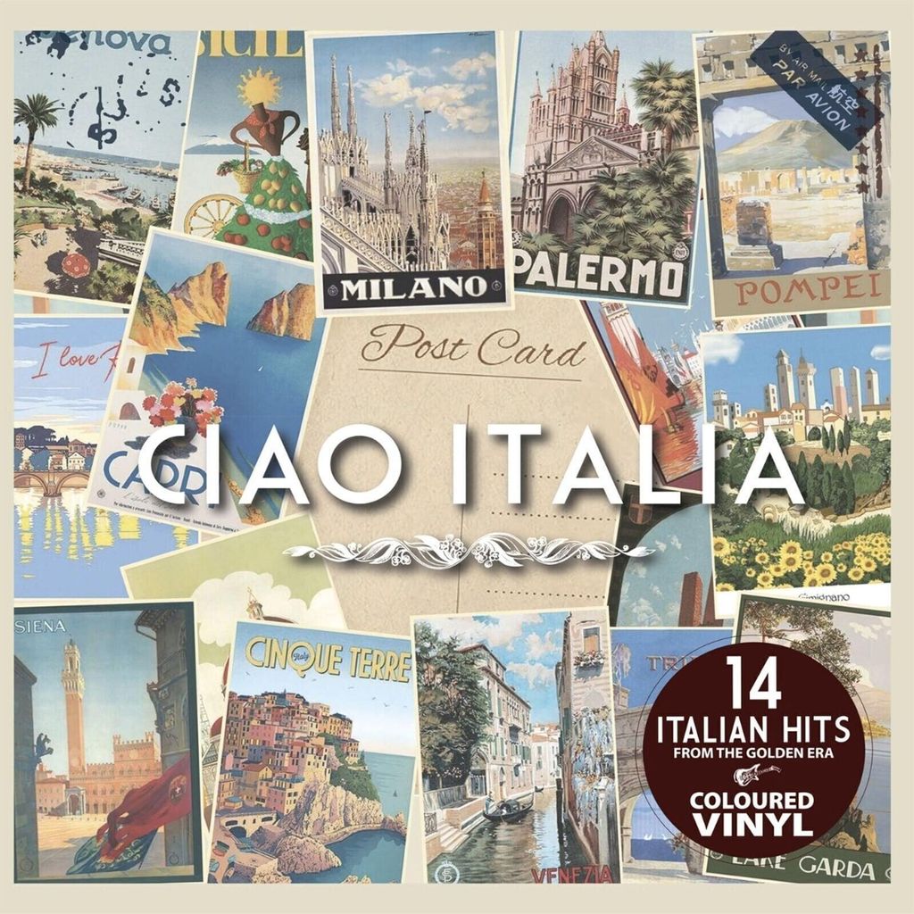 Various Artists - Ciao Italia (Limited Edition) (Crystal Clear/Silver/Blue Coloured) (180 g) (LP)