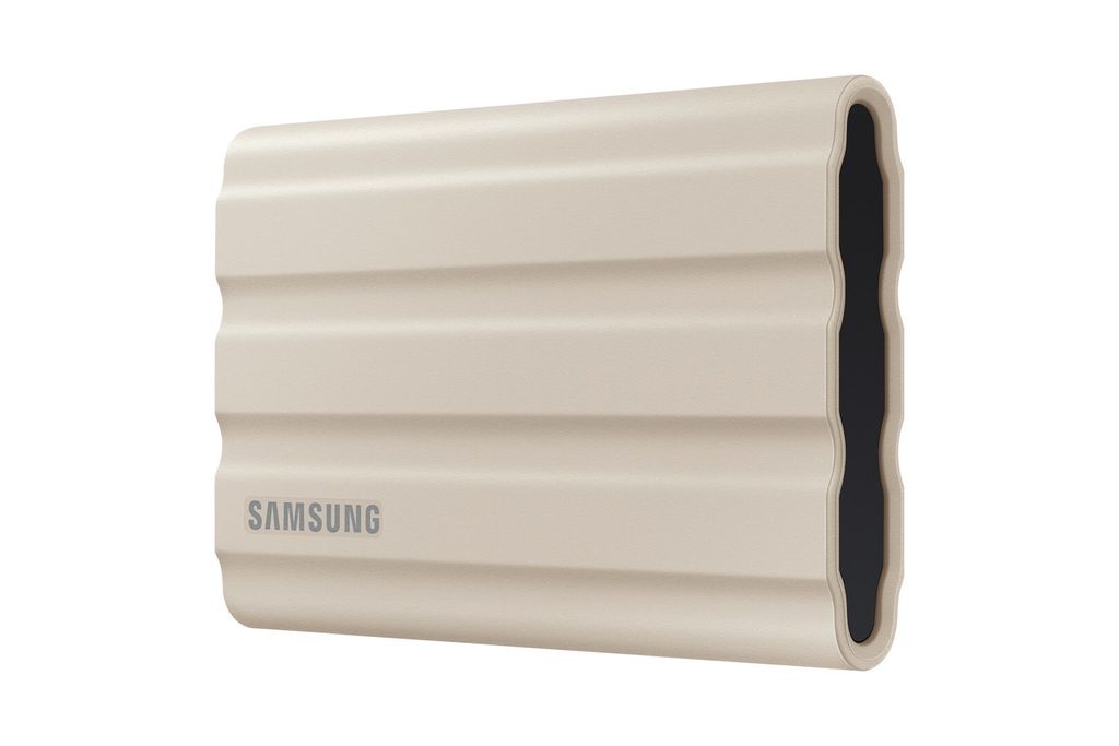 SAMSUNG T7 Shield 2 TB externe SSD-Festplatte beige Produktbild 5