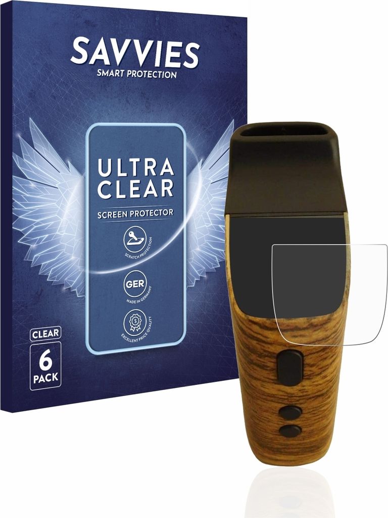 6x Für Wolkenkraft FENiX Mini Vaporizer Schutzfolie Savvies Displayschutz Display Schutz Folie Klar Transparent