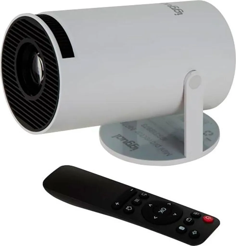 Mini Proiettore iggual MP720p HD WiFi 6 Bluetooth Android 11 Bianco