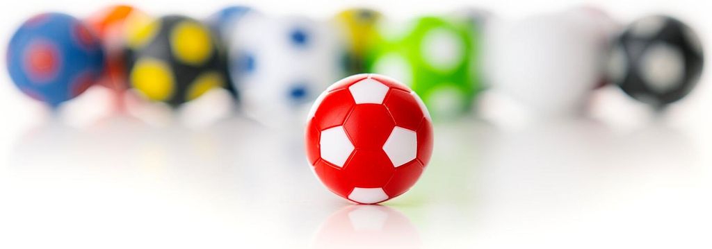 Pallone da calcio WINSPEED rosso/bianco Immagine del prodotto 