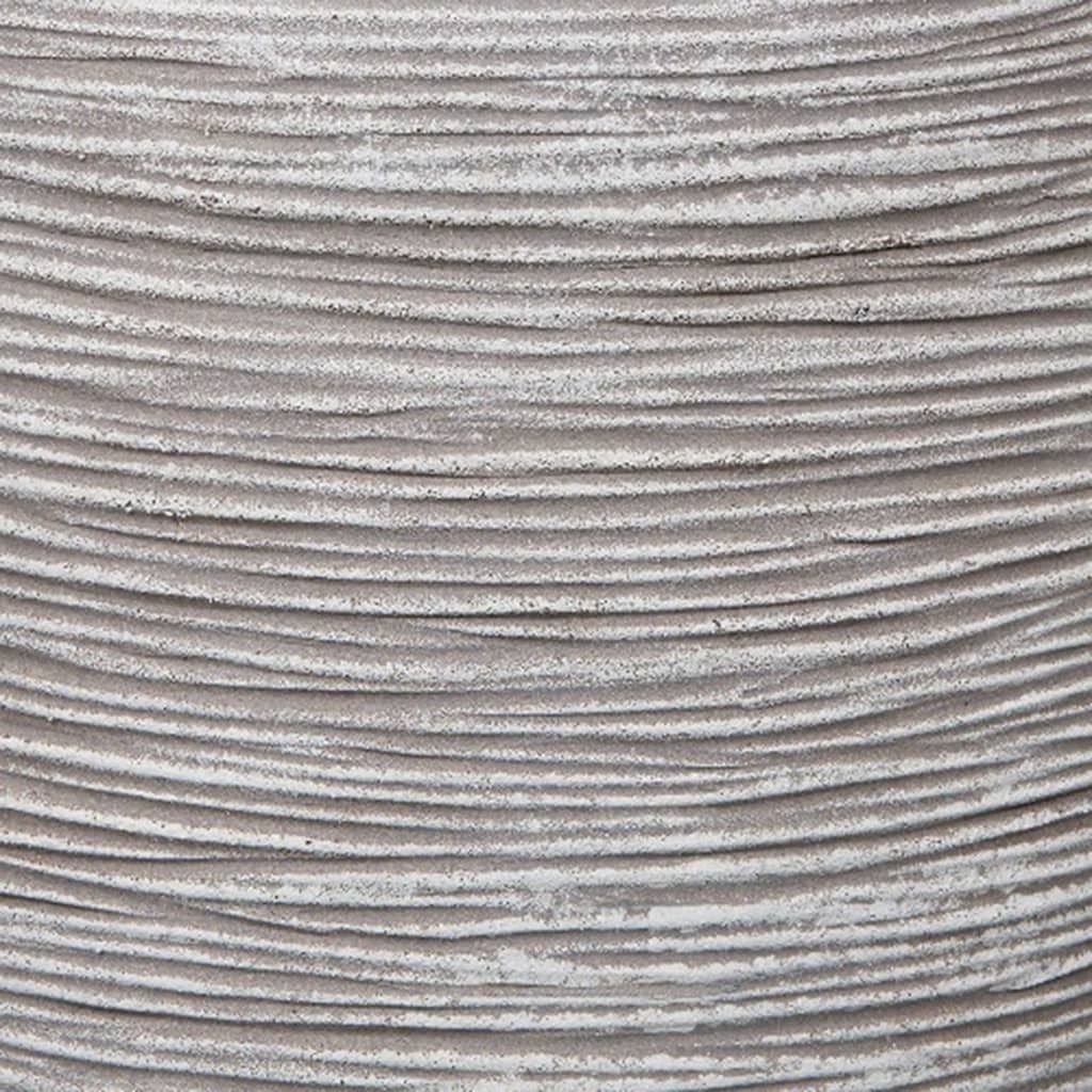 Capi Blumentopf Nature Rib Quadratisch 40 x 40 cm Elfenbein Produktbild 