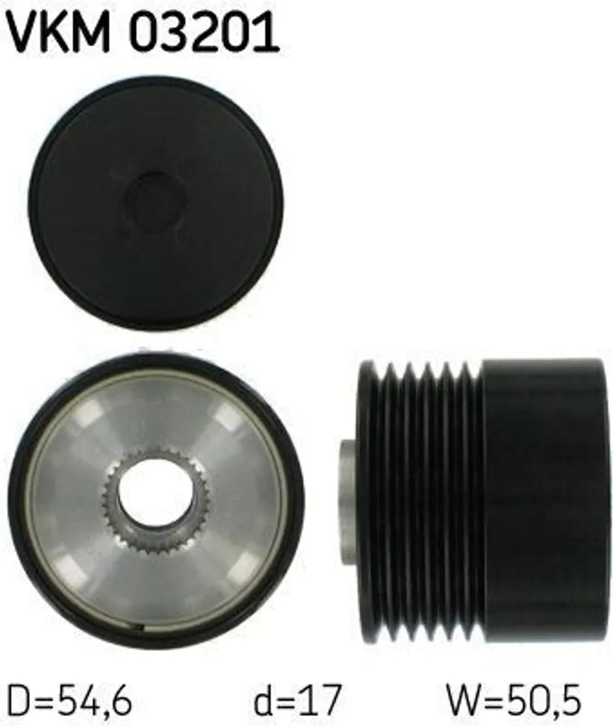Puleggia Frizionata Alternatore SKF VKM 03201 FIAT 77363954 Prezzo