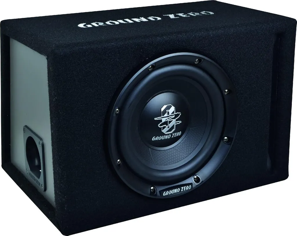 Caisson de Basses 20 cm pour Coffre Ground Zero GZIB 20BR Bass-Reflex