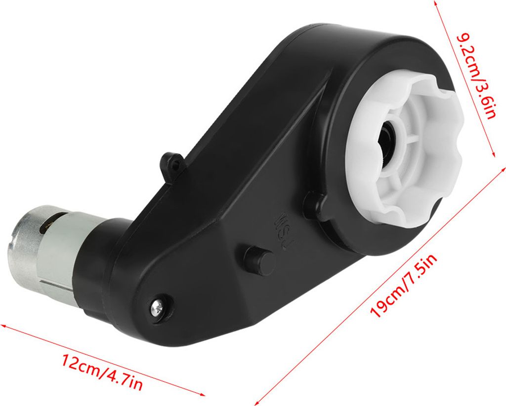 Kid Car Gear Box, Kid Ride Gear Box, Elektromotor-Getriebe, Spielzeugauto-Getriebe, Kinderauto-Getriebe