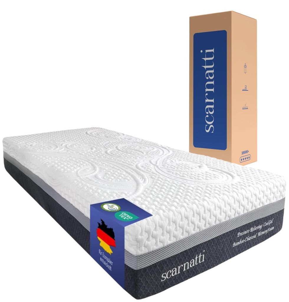 Kaltschaummatratze Scarnatti™ 140x200x27 Gel Memory Foam Produktbild 