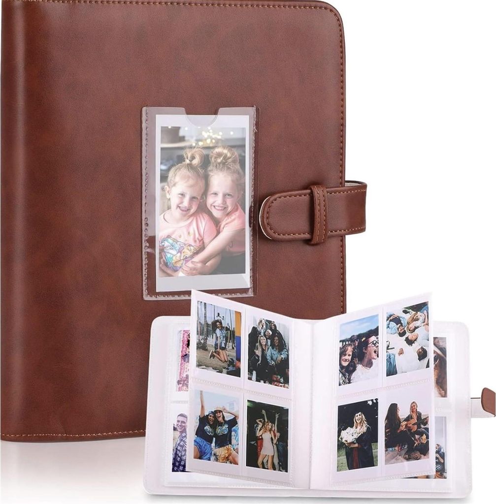 Fotoalbum mit 272+1 Taschen kompatibel mit Instax 3 Zoll Film- kompatibel mit Fujifilm Instax Mini 90 9 8 8+ 70 7c 7s 11 50s 7+ 25 Mini LiPlay Mini...