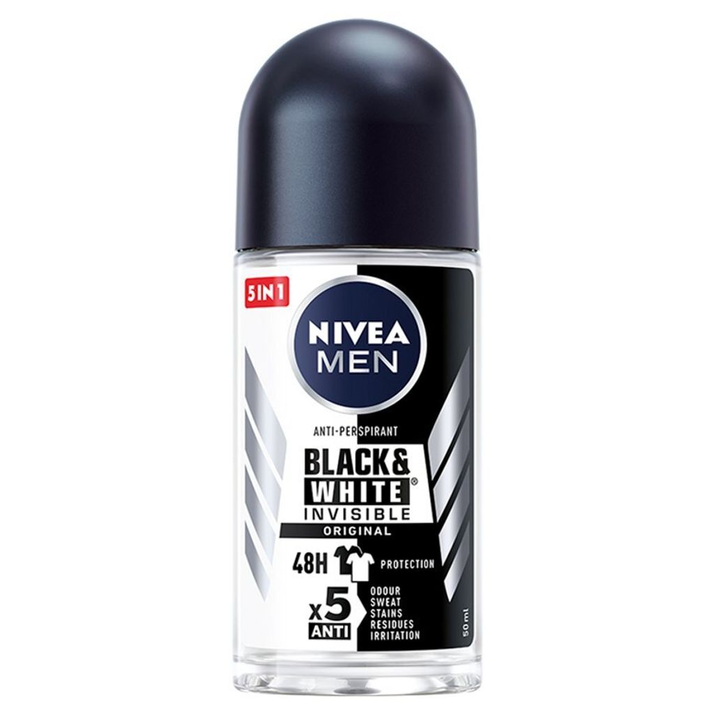 NIVEA Men Invisible Black&White 48H Orginal Roll-on 50ml Produktbild 