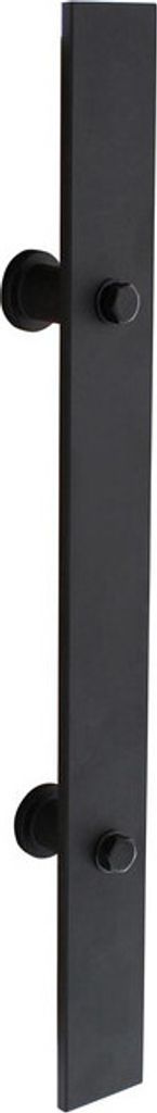 Intersteel Stoßgriff 400 x 40 mm Schwarz