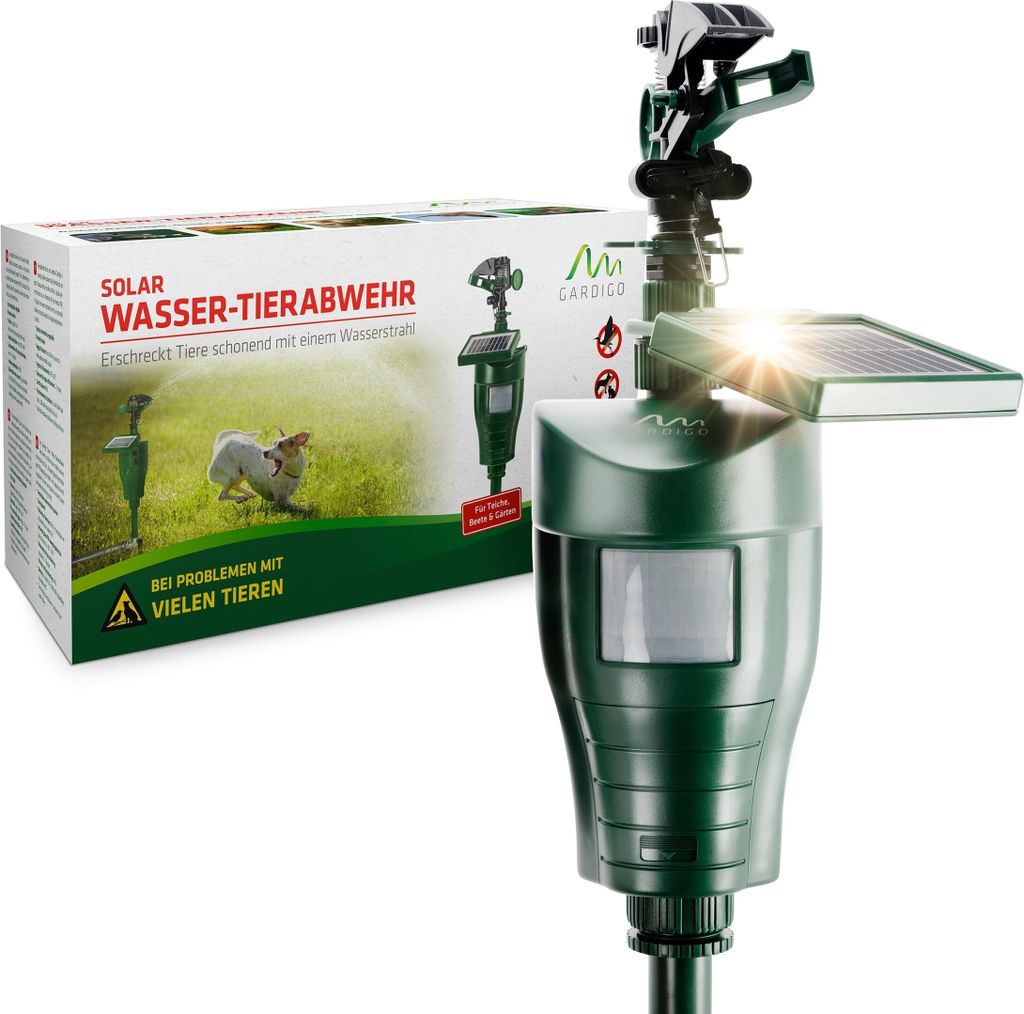 GARDIGO® Wasserstrahl Tiervertreiber Solar I Produktbild 