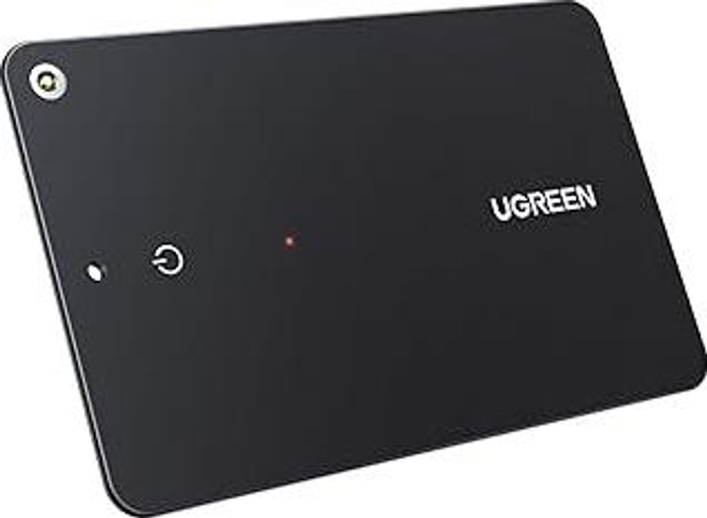 UGREEN FineTrack Slim kompatibel mit Apple Find My (nur iOS), Bluetooth Tracker, IP68 Wasserdicht, wiederaufladbarer Geldbörsenfinder, SmartTag Tr...