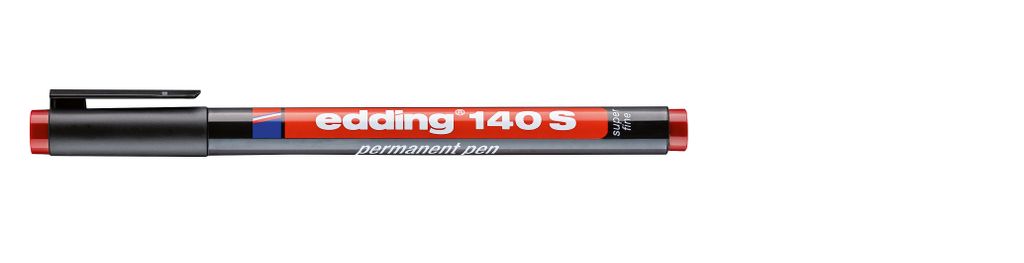 Edding Folienschreiber permanent 140 S 0,3 mm rot Produktbild 