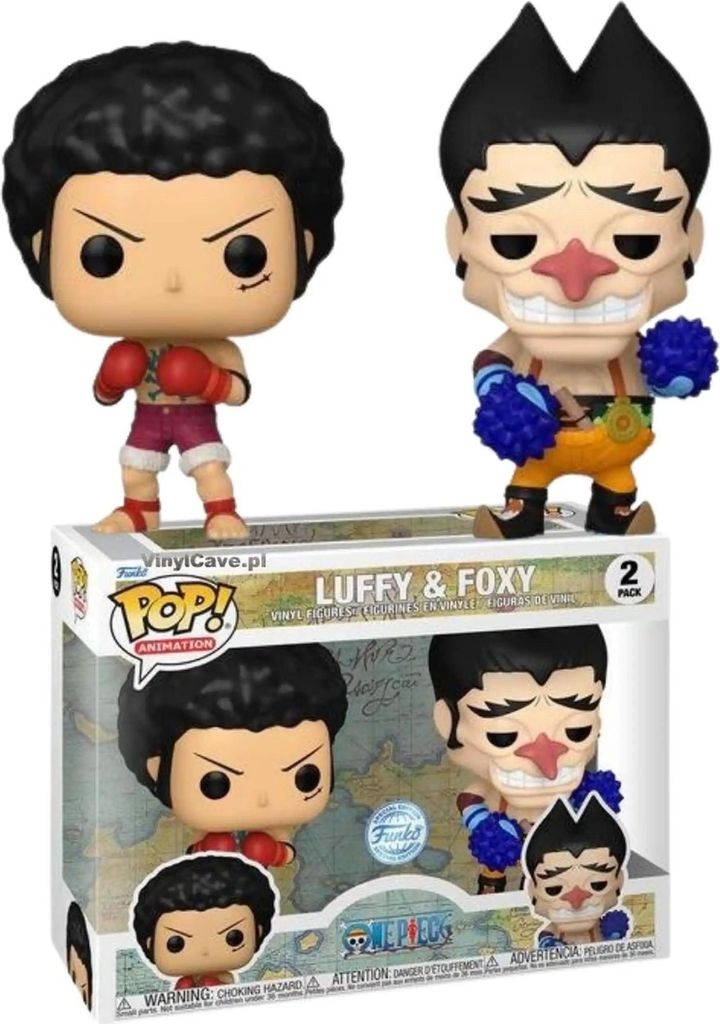 Funko Pop! One Piece - Luffy & Foxy 2-Pack (Exclusive) Produktbild 
