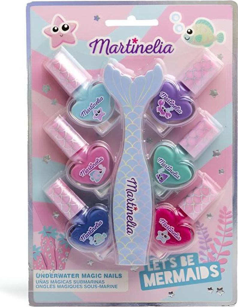 Martinelia | Nagellacke Für Kinder - 6x 3,5 ml - Unterwasser Nagellack - Sicheres Nageldesign - Kinderfreundlich
