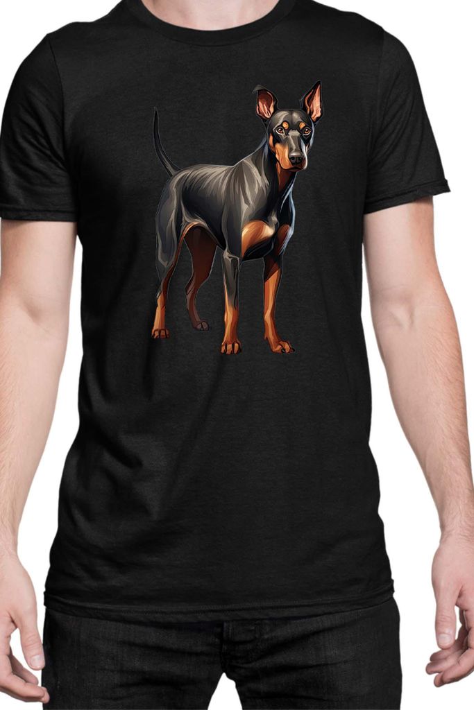 Herren T-Shirt Dogs Breeds English Bulldog Dog Breed 005, Man 3XL / Schwarz
