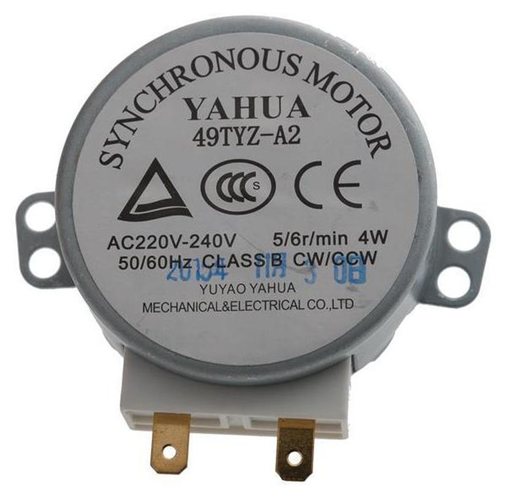 Gorenje Drehteller-Motor TYJ50-8A7, 49TYZ-A2 für Mikrowelle 5/6rpm - Teile-Nr.: 245389 ersetzt 101360, 104213, auch für AEG-Electrolux, Kenwood, ...