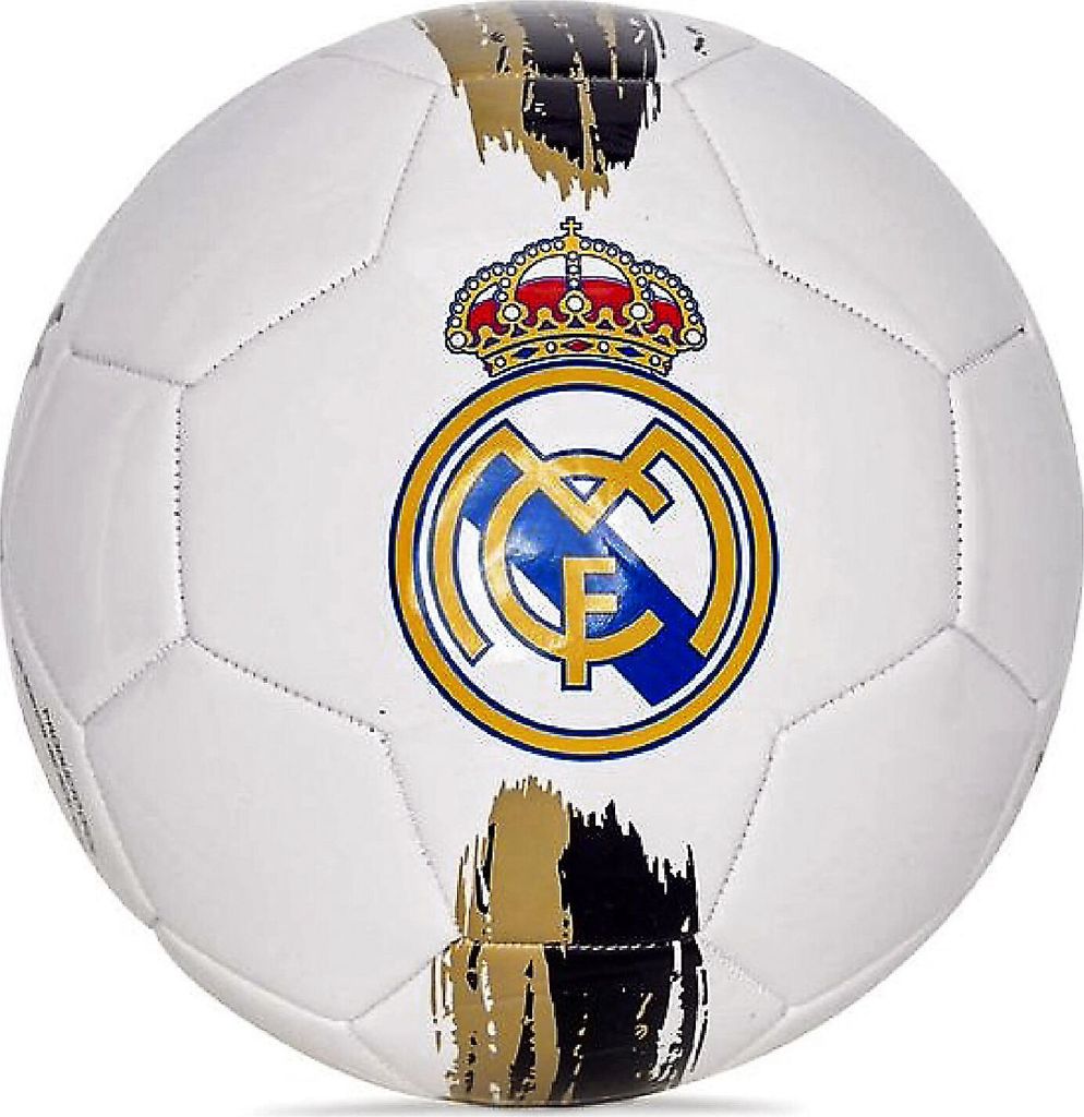 R ROGER'S Ball Real Madrid Wappen Farbe - Größe 5, Schwarz Produktbild 