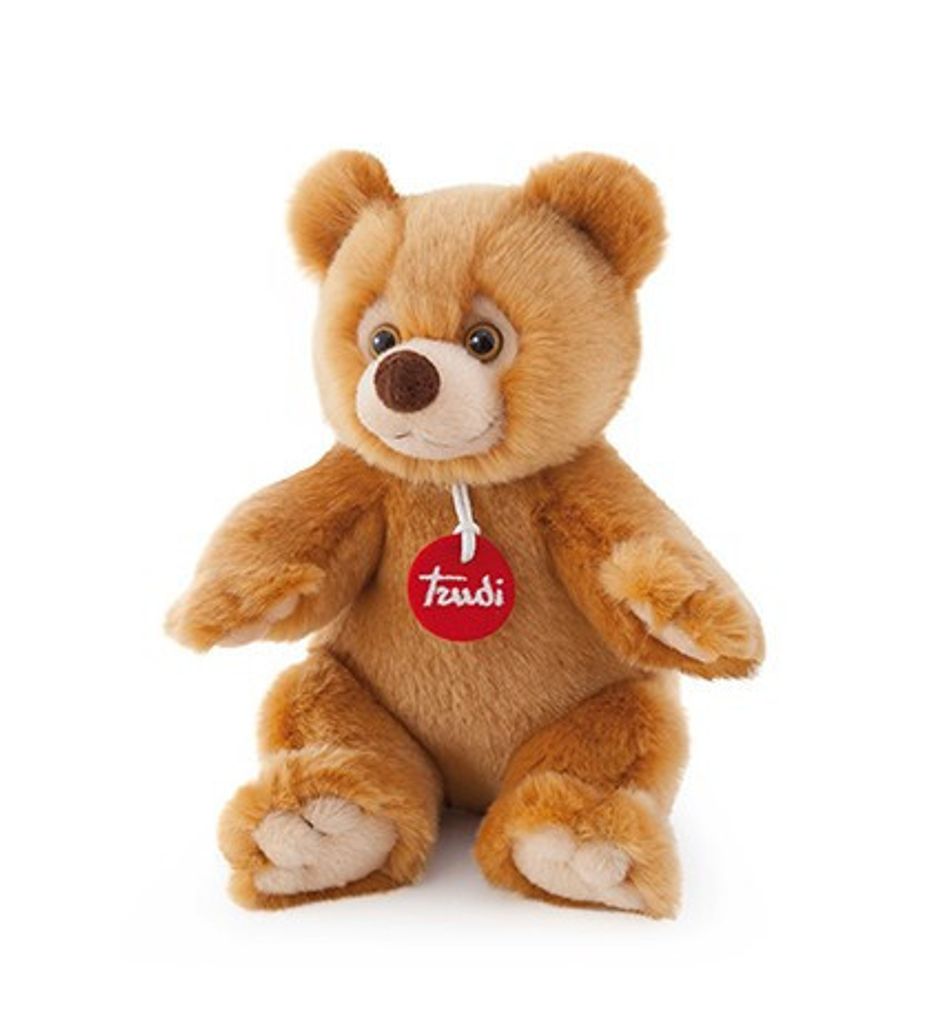Trudi Stofftier Bär Modell 25609 aus weichem Plüsch, ca. 24 cm Tiefe, waschbar