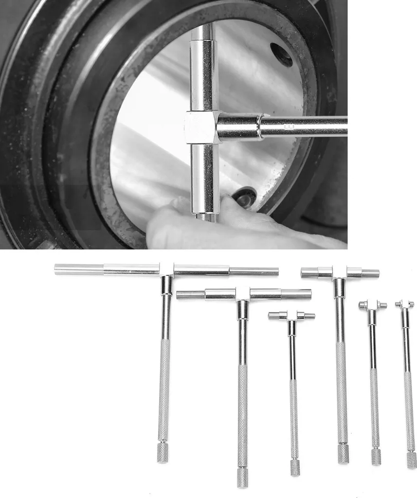 Set de 6 jauges d'alésage réglables avec piston à ressort et blocage vis - 11
