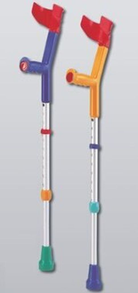 Kinder-Unterarmgehstütze Fun-Kids>>>>Farbe: gelb/bunt