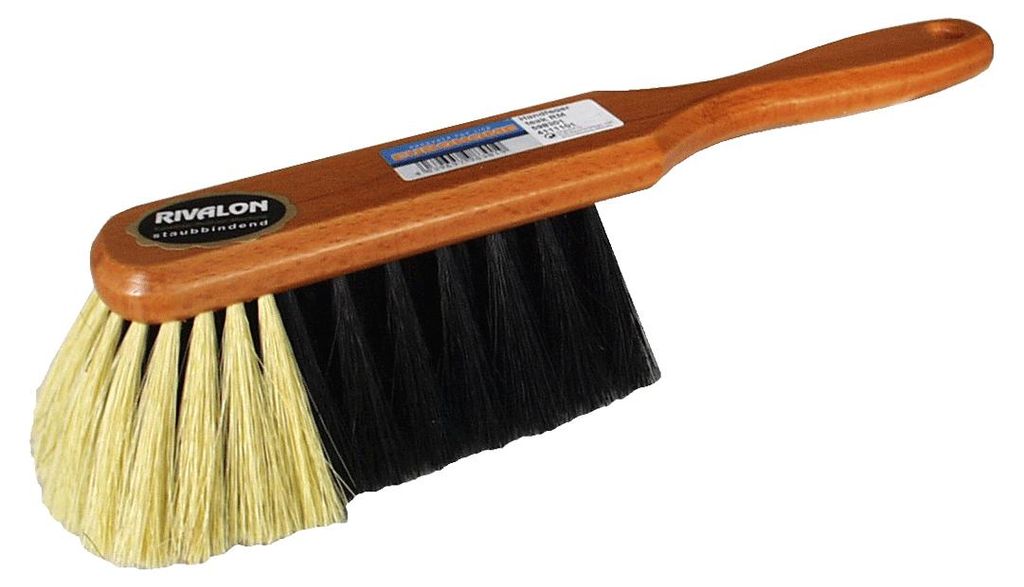 Holz-Handfeger mit Rosshaar EUROHOME® – 29x5x7cm – Produktbild 