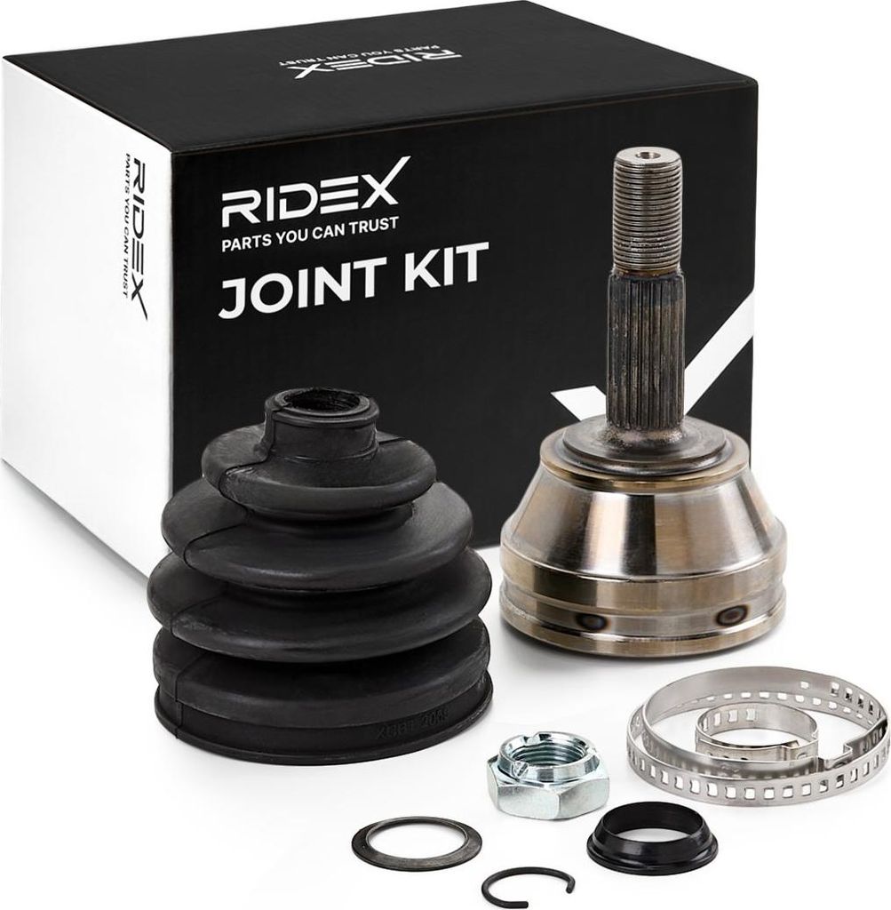 RIDEX Gelenksatz Antriebswelle Vorne für VW Polo Coupe (86C, 80) 5J0100