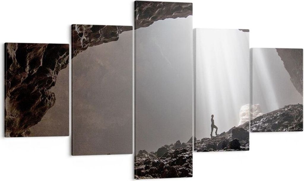 Bild auf Leinwand - Leinwandbild - 5 Teile - Höhle Produktbild 