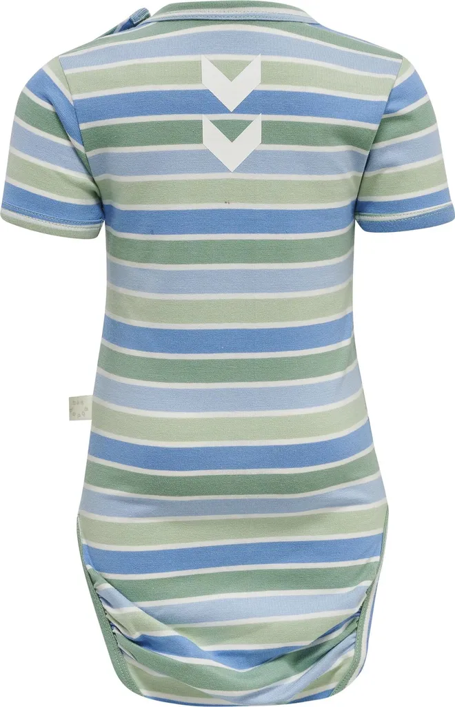 Body à manches courtes pour bébé hummel en coton souple coloris Jade