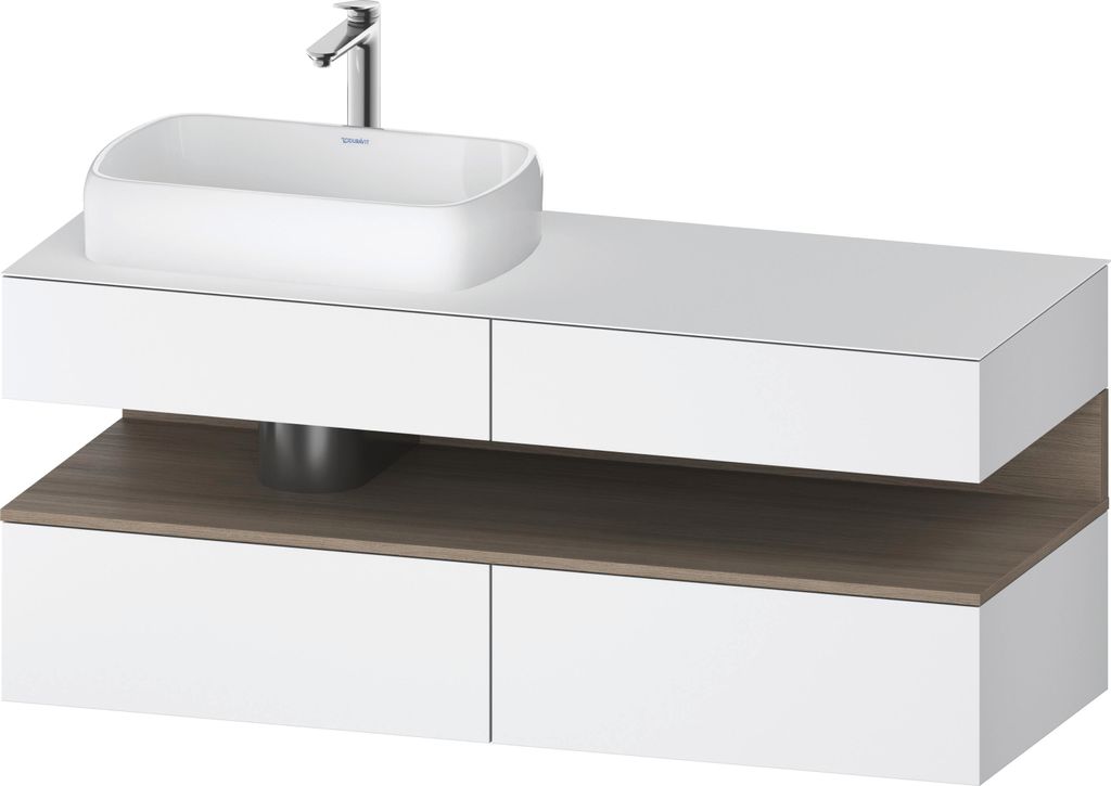 DURAVIT QA4765035180000 QTG KWTU WH Ek. 1400x550x600 Wß Mt. H