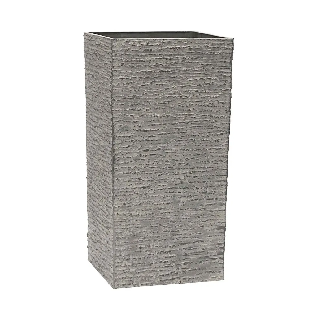 Pot de fleurs G21 Natur 40x82x40 G21-6392812 anti-gel pour extérieur