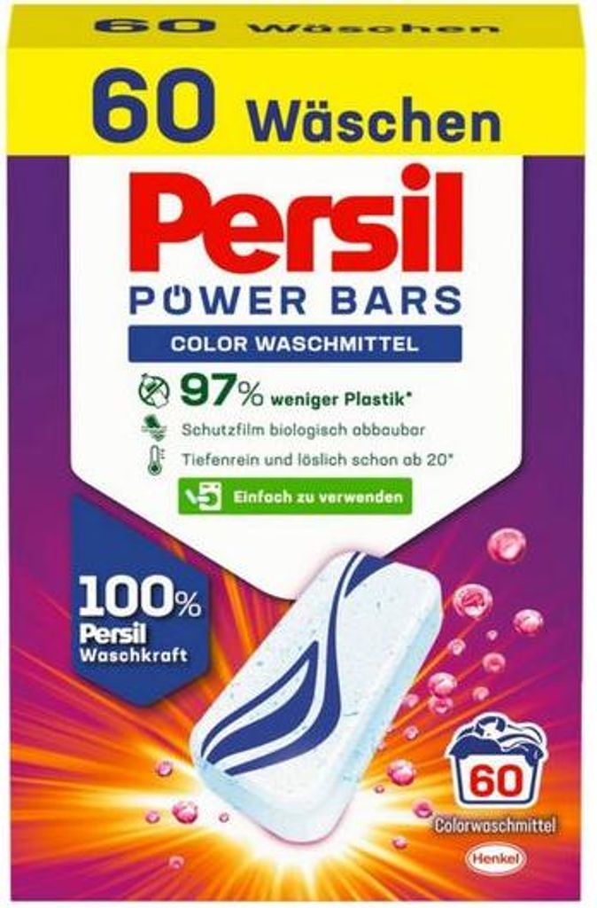 Persil Power Bars Kapsułki do prania kolorów, 1,77 kg Zdjęcie produktu 