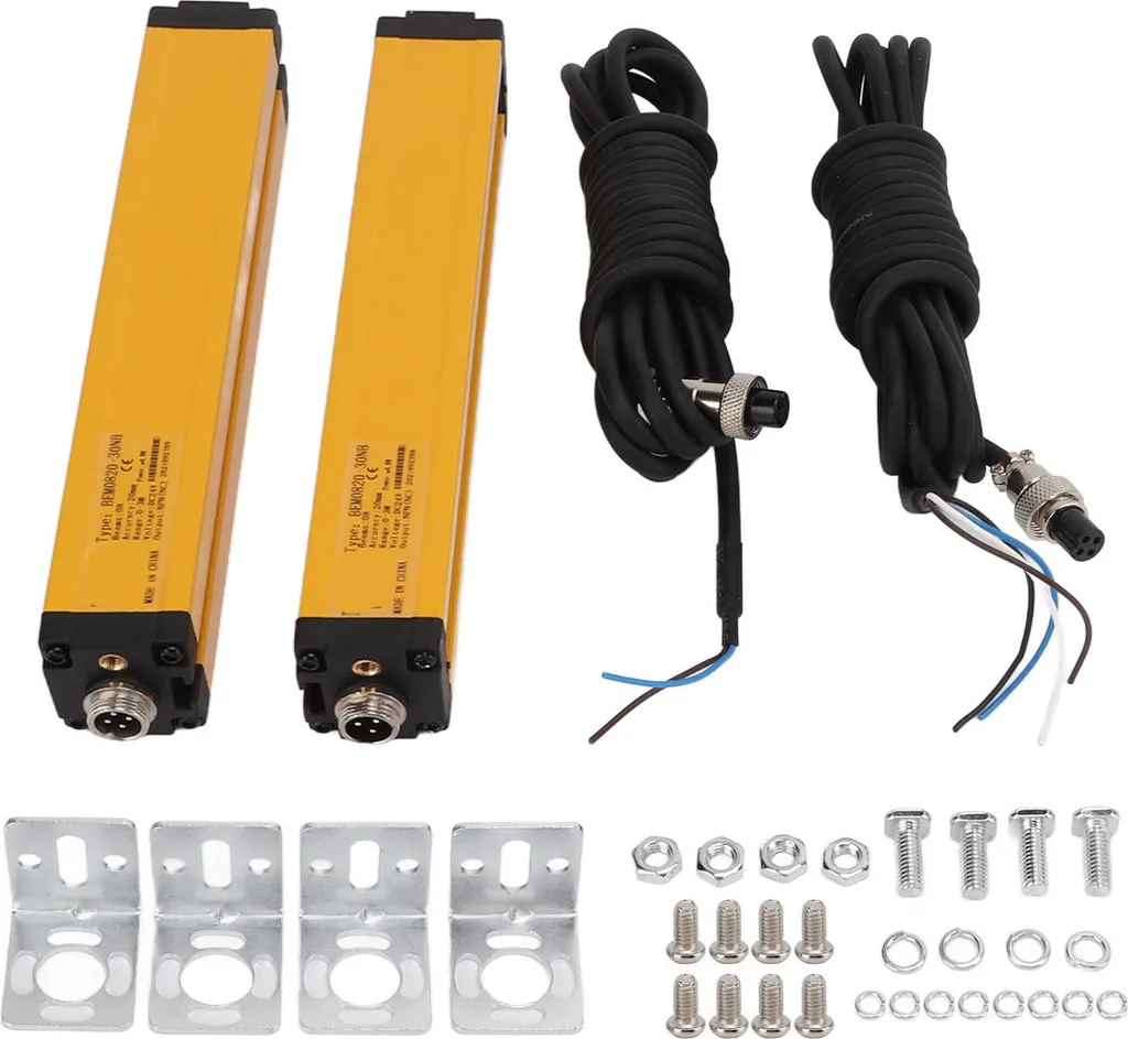 Capteur de sécurité à grille lumineuse 20 mm et détection infrarouge