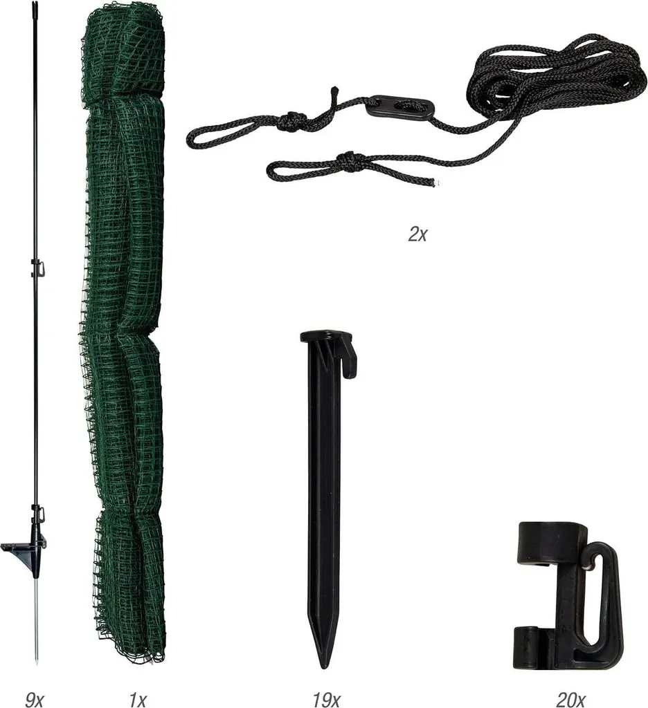 Clôture de Délimitation FLEX 15m - Maille Résistante et Pose Facile 90cm