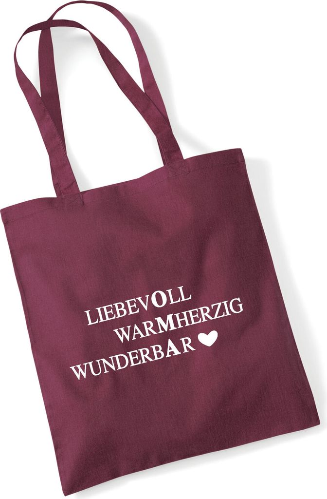 Huuraa Jutebeutel Liebevoll Warmherzig Wunderbar Oma 10 Produktbild 