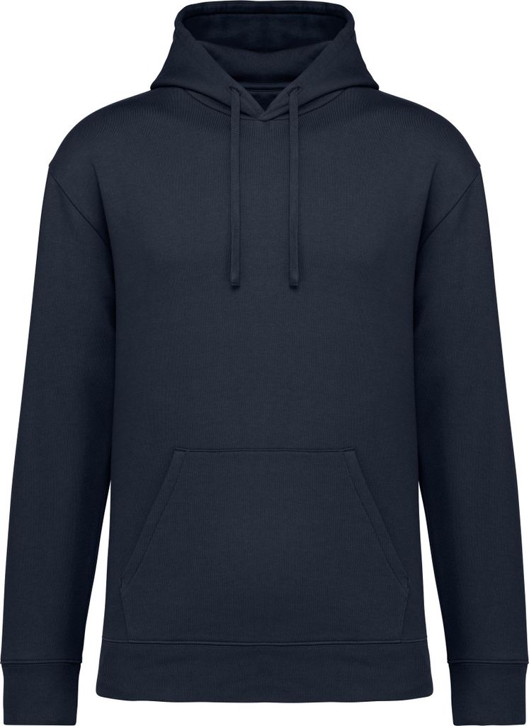 Native Spirit Umweltfreundliches Uni Kapuzen-Sweatshirt mit hängenden Schultern aus gebürstetem M