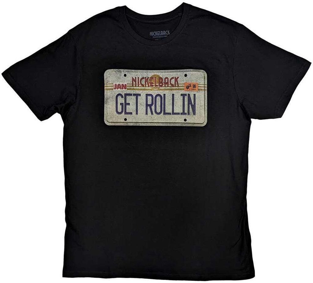 Nickelback - T-Shirt für Herren/Damen Uni RO10235 (M) (Schwarz)