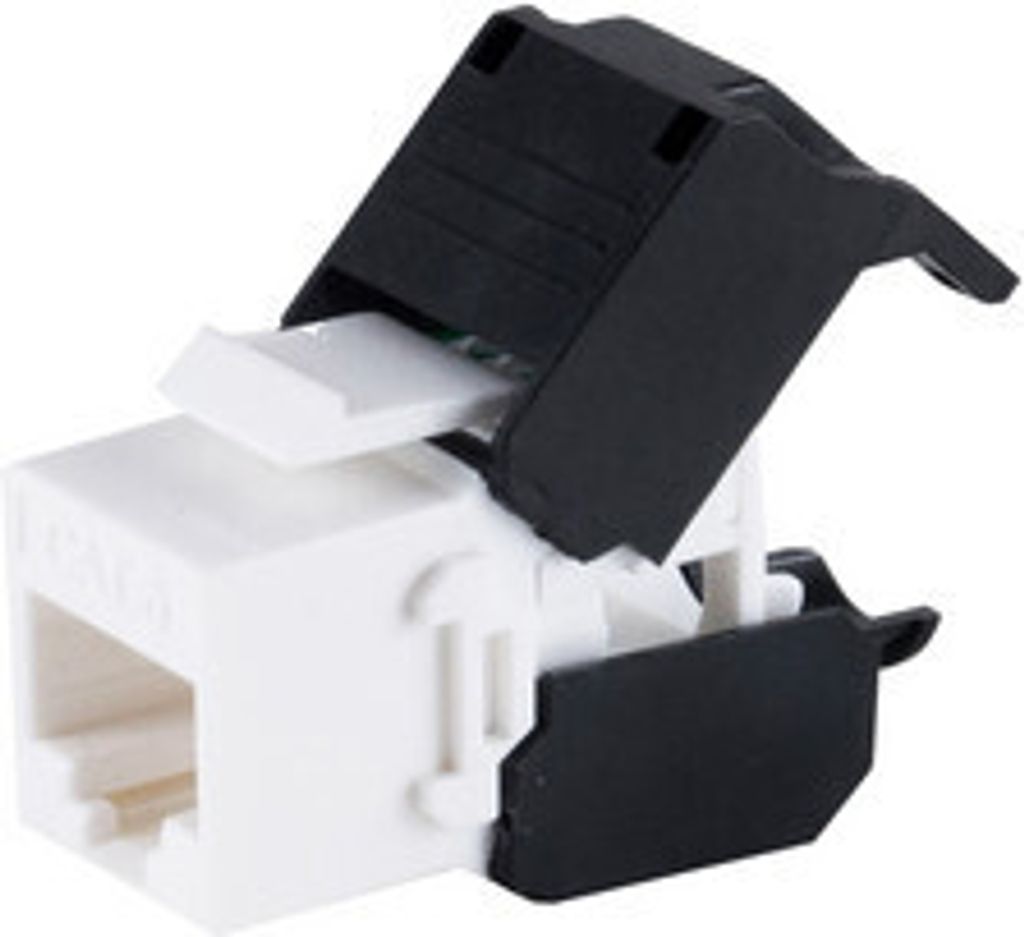 Netzwerk Adapter-Keystone cat.6 UTP, Werkzeuglose Montage