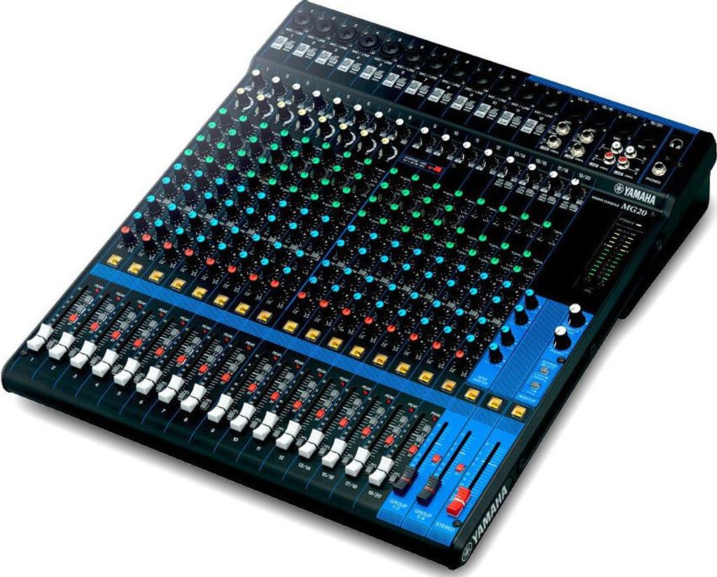 Yamaha MG20, 20 kan., 36 W, Czarny Zdjęcie produktu 