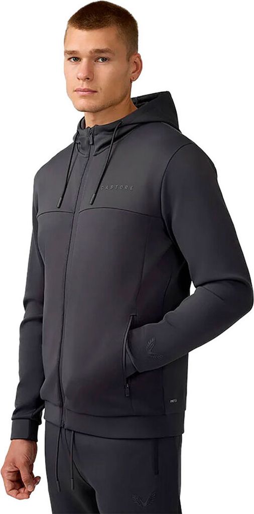 Castore Scuba Reißverschlusspullover Schwarz L Mann Schwarz L