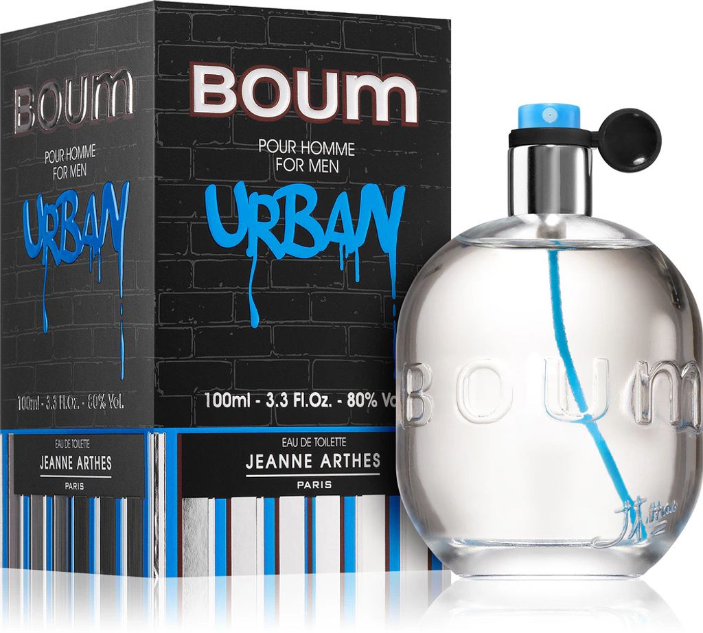 Jeanne Arthes BOUM Urban for Men Eau de Toilette Spray 100ml