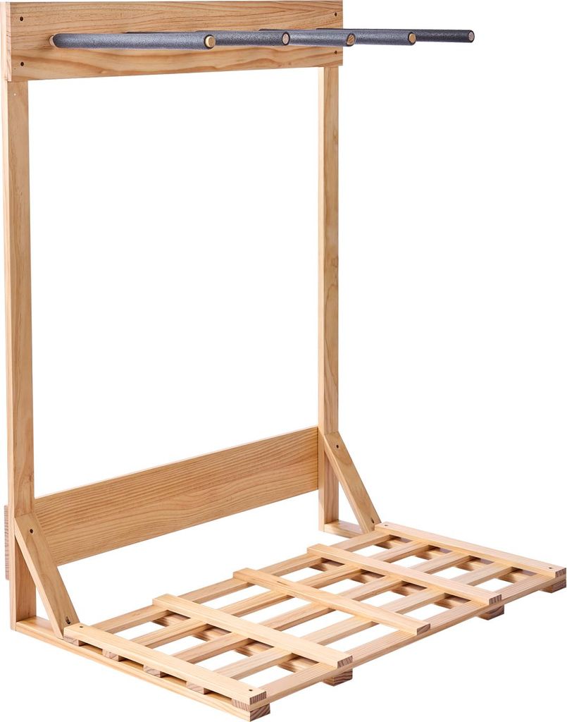 SucceBuy Support vertical pour planches de surf en bois Image du produit 